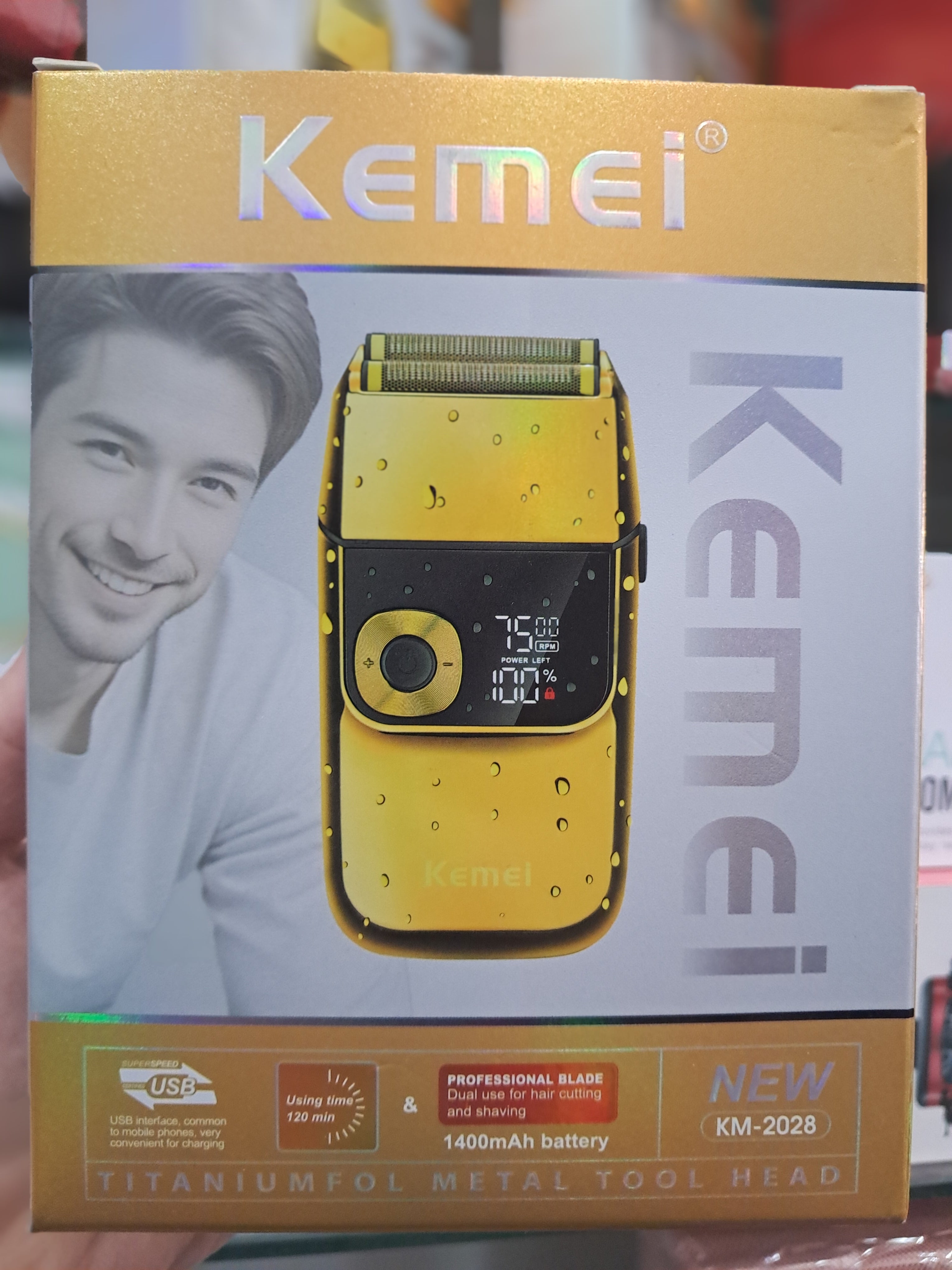 KEMEI 2028 TITANIUM 2EN1
